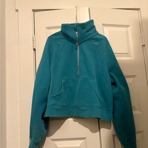 lululemon athletica Teal Quarter-Zip Scuba